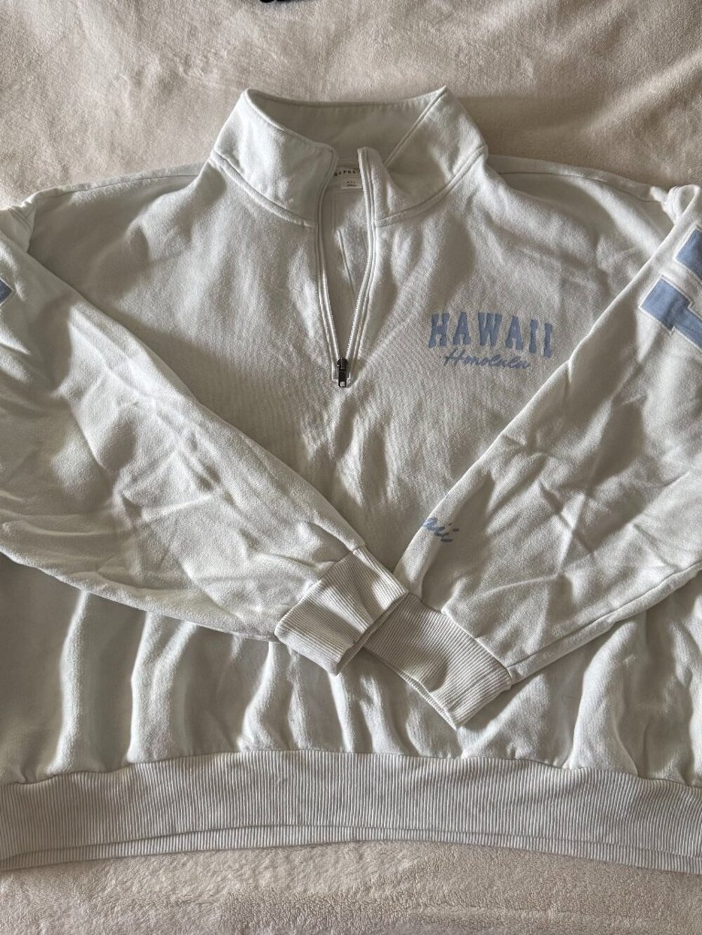 Aeropostale Hawaii Quarter Zip Sweatshirt